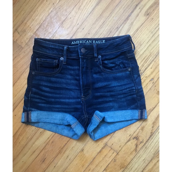 American Eagle Super Hi-Rise Jean Shorts - Picture 3 of 6